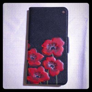 Kate Spade New York Large Poppies Folio iPhone 8+